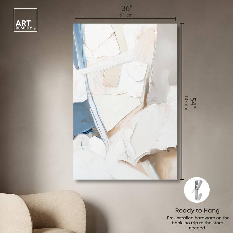 Bone and Beige I Canvas by Art Remedy, Gallery Wrapped