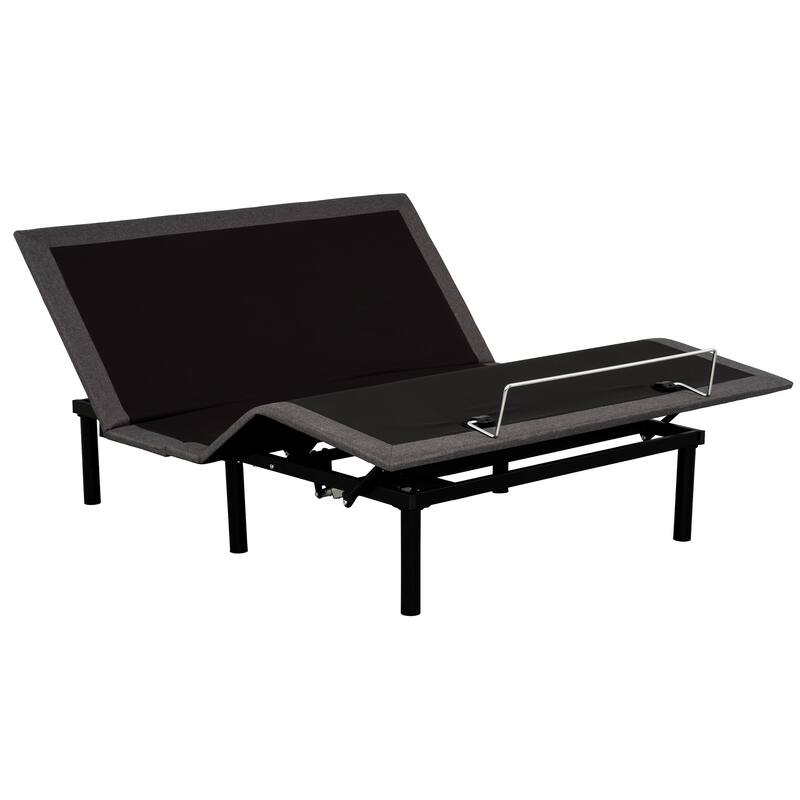 Modern Adjustable Metal Bed Base with Wired Remote Control