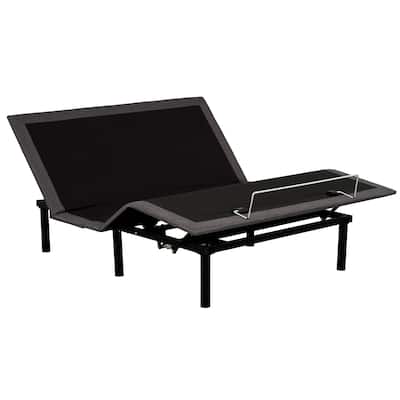 Twin XL Size Metal Adjustable Foldable Bed Base with Wired Remote