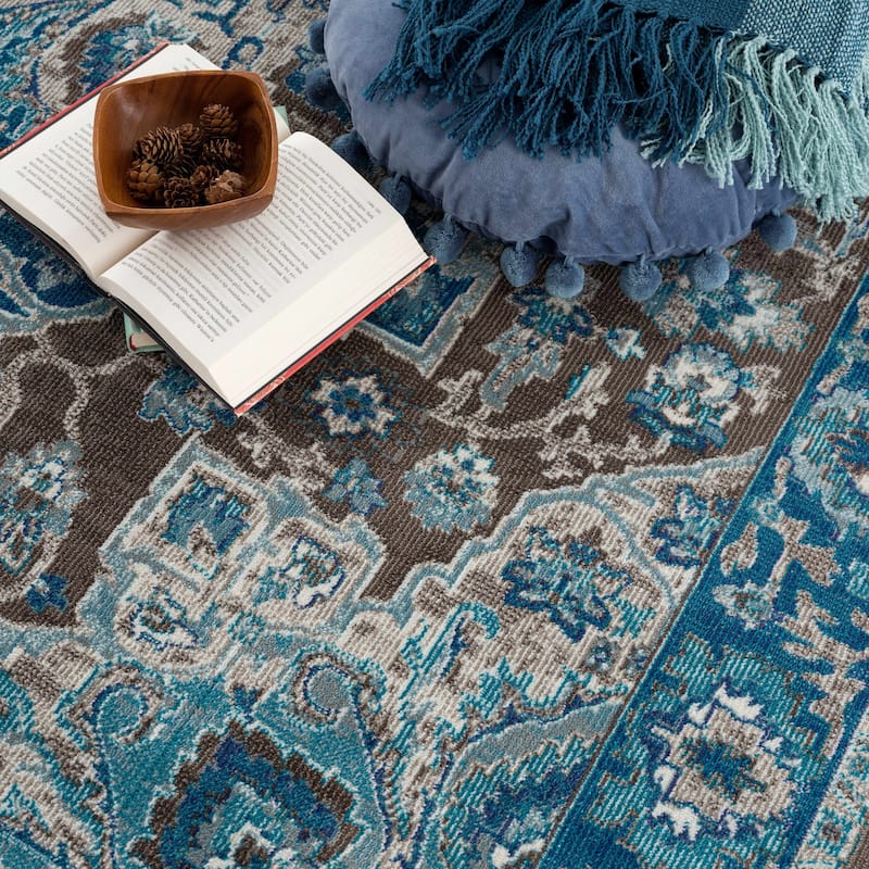 Hauteloom Mardin Oriental Persian Traditional Area Rug