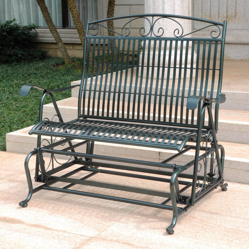 Mandalay Iron Double Glider Bench