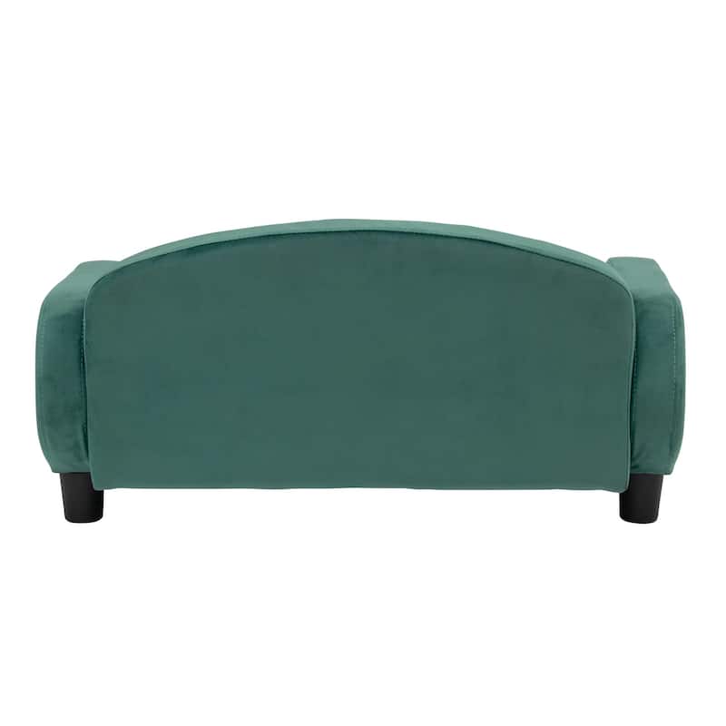 Paws & Purrs Modern Pet Sofa Bed Low-Back Lounger for Dogs & Cats – Removable Washable Mattress Cover