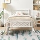 preview thumbnail 36 of 38, VECELO 14 Inch Twin Size Metal Platform Bed Frame,Kids Bed Set of 2, Bed Frame Set of 2