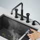 preview thumbnail 122 of 165, Kraus Urbix Industrial Solid Brass Kitchen Faucet
