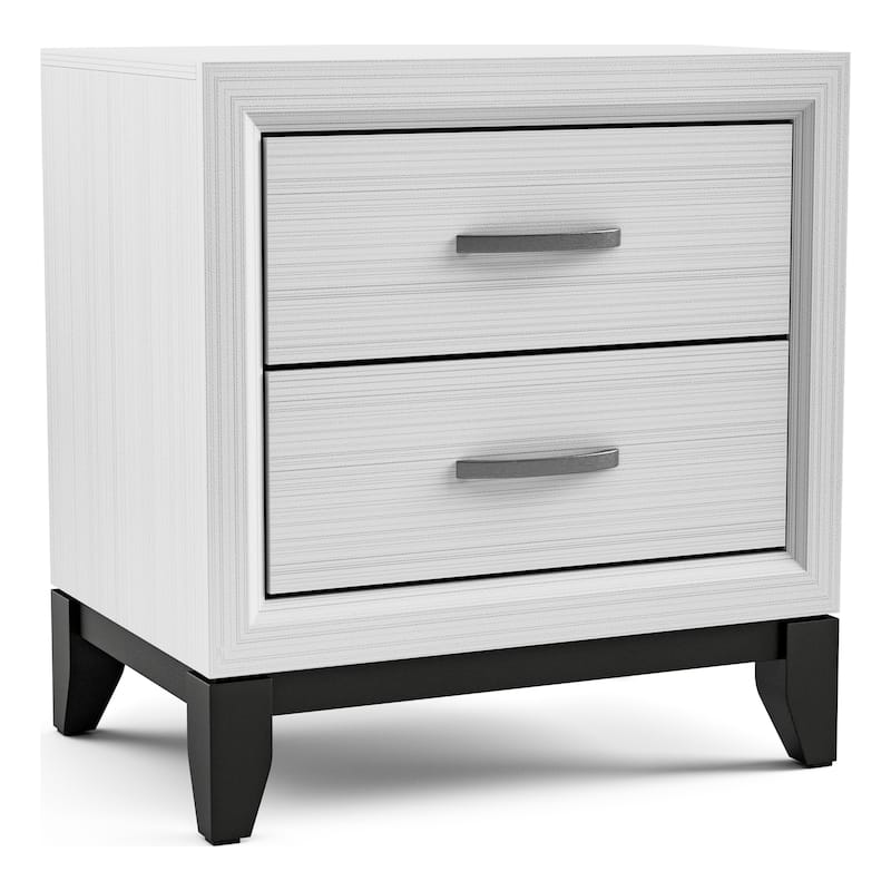 Furniture of America Lante Modern 3-Piece Two-Tone Design Panel Bedroom Set