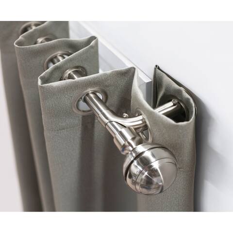 Thermaplus Decorative Blackout Curtain Rod set