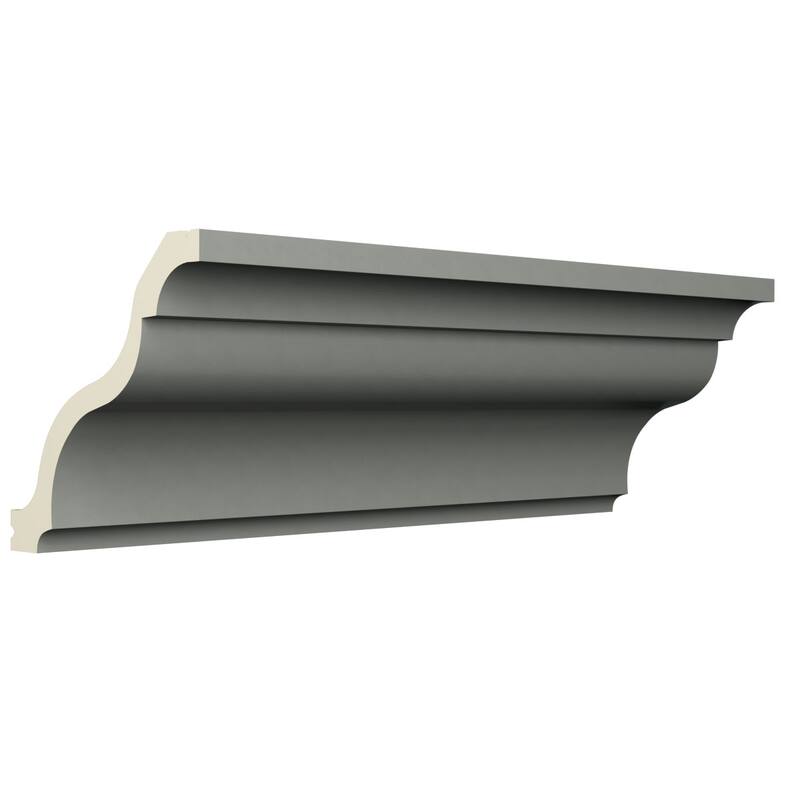 3 1/8"H x 3 1/8"P x 4 1/2"F x 96"L Giovanni Crown Moulding - 1-Pack