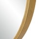 preview thumbnail 5 of 4, Tall Oval Vanity Mirror - 60" - Antiqued Gold Leaf Finish