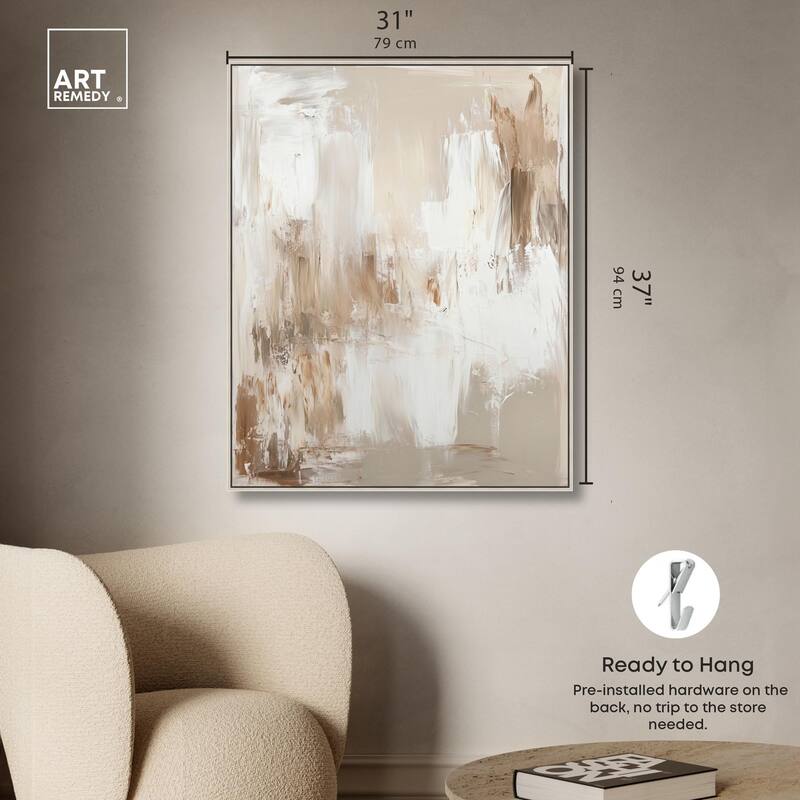Latte Layers I Canvas by Art Remedy
