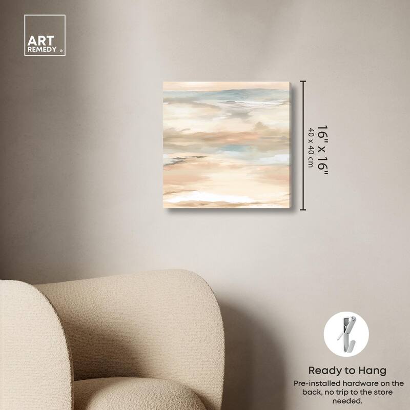 Roseate Skyfall I Canvas by Art Remedy, Gallery Wrapped