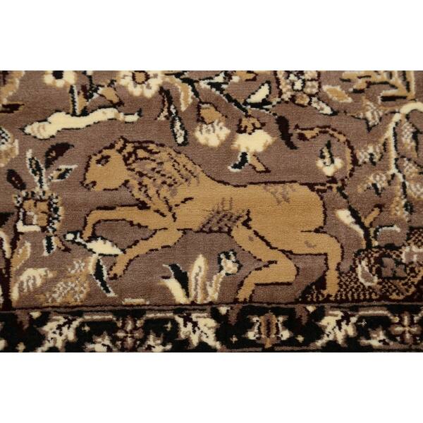 Shop Hunting Design Tabriz Turkish Area Rug Dining Room Large Carpet 9 10 X 13 2 On Sale Overstock 31606449