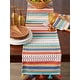 preview thumbnail 25 of 29, DII Picante Stripe Tassel Table Runner 13x72