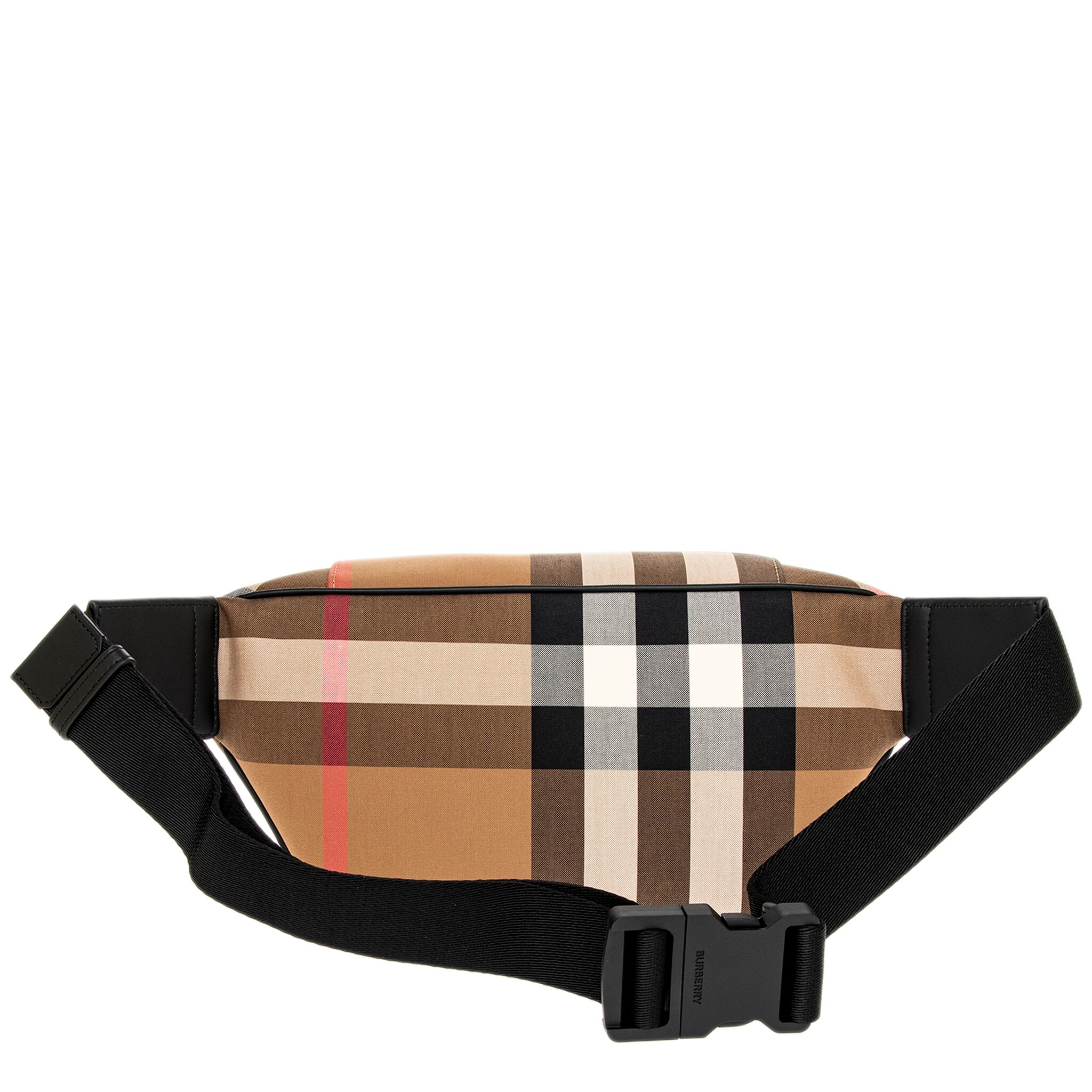 Burberry Men's Sonny Check Belt Bag - Beige - Overstock - 43580236