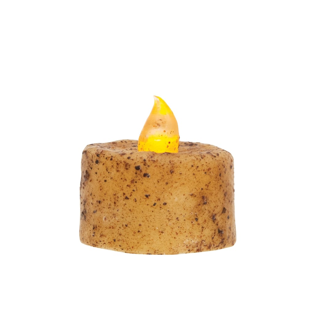 6/Pkg Burnt Ivory Timer Tealights