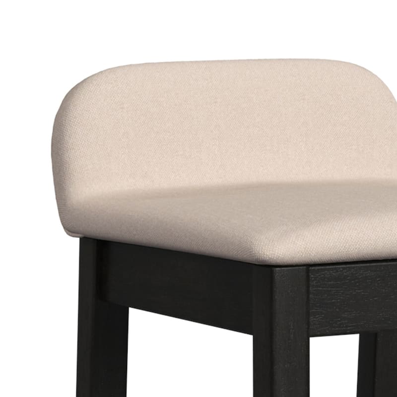 Hillsdale Furniture Maydena Black Wood Stool