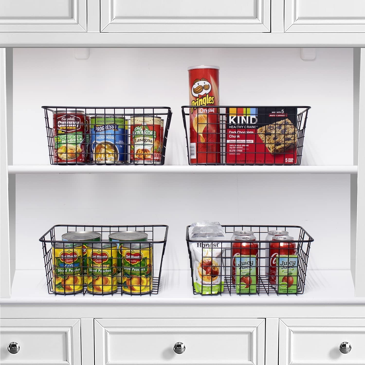 Movable Kitchen Rack Trolley Storage – woekrion  Stackable baskets, Metal  baskets, Storage bin shelves