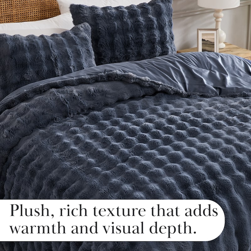 Luxe & Soft Faux Fur Comforter Set