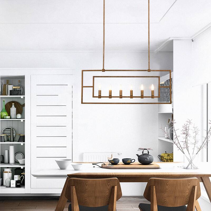 Light Society Bence Chandelier - Anitque Brass