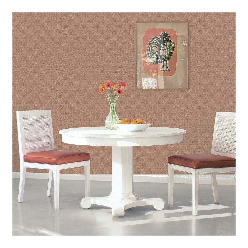 Advantage Zoey Rust Harlequin Texture Wallpaper - 21 x 396 x 0.025