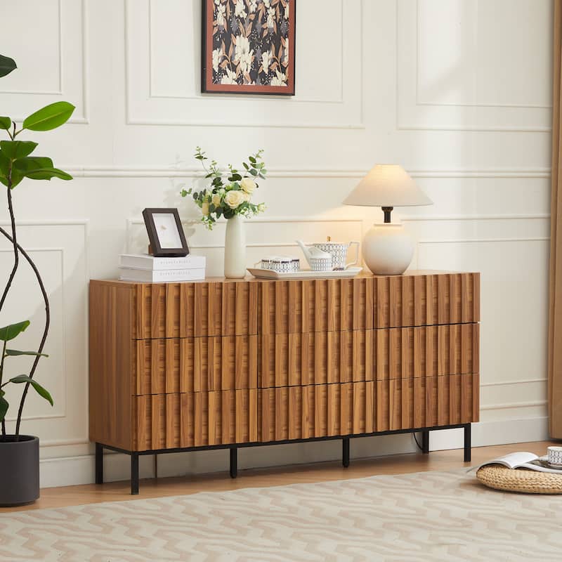 9 Drawers Chest Of Dresser Storage Tower Cabinet Bedroom Organizer