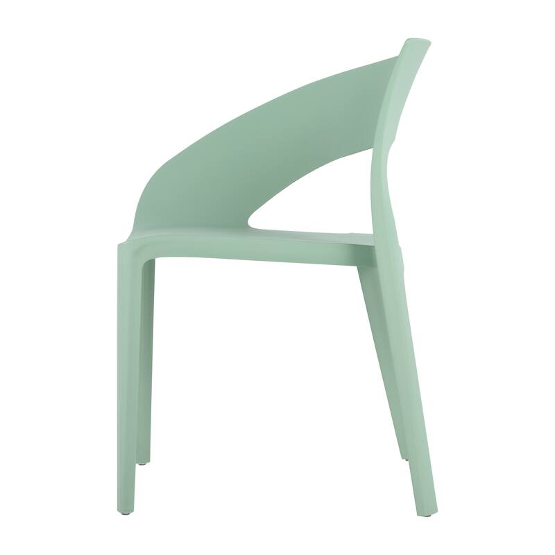 PP Dining Chair - Single-Side Design for Indoor/Outdoor, Single