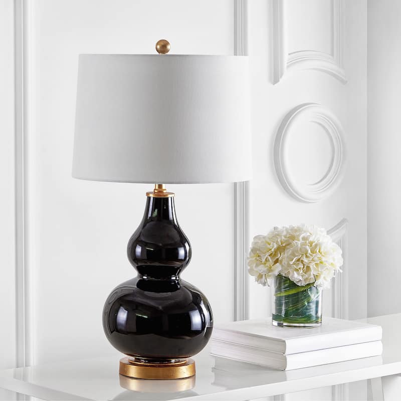 SAFAVIEH Lighting Karlen Gourd Table Lamp (Set of 2) - 15x15x28.5