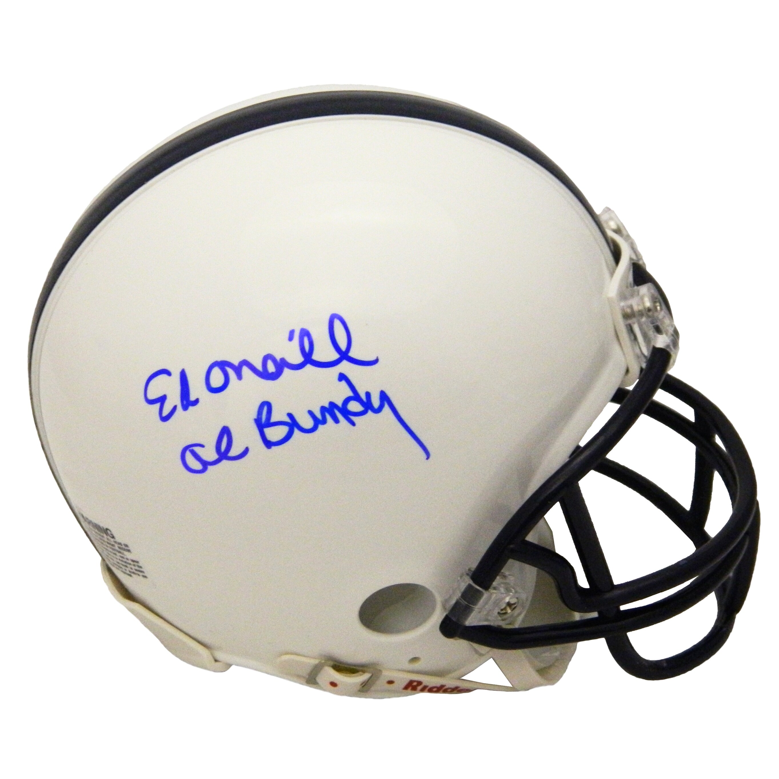 Shop Ed Oneill Polk High School White Riddell Mini Helmet Wal