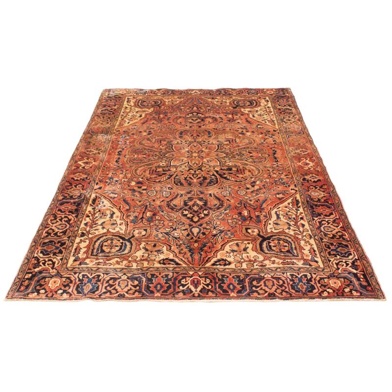 ECARPETGALLERY Hand-knotted Sarabi Copper Wool Rug - 8'2 x 11'8