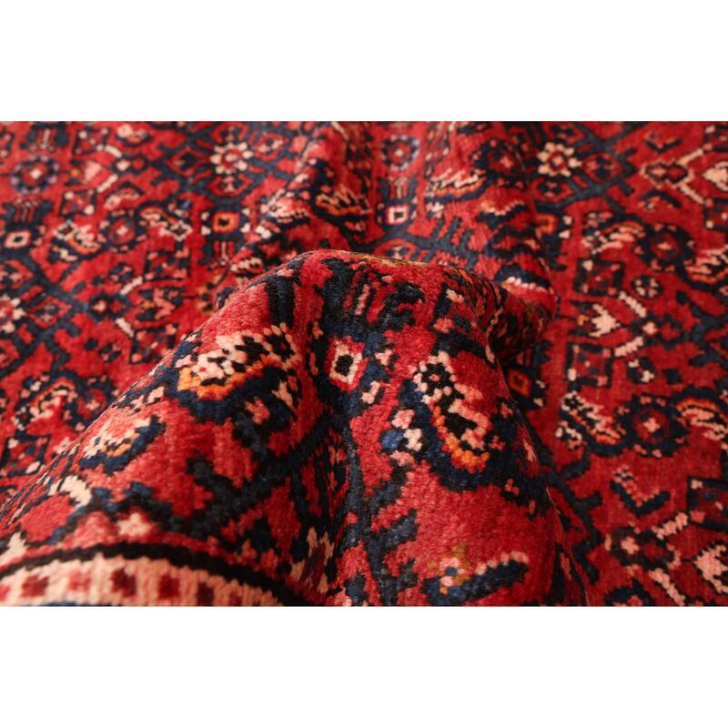 ECARPETGALLERY Hand-knotted Andelz Red Wool Rug - 3'5 x 12'4