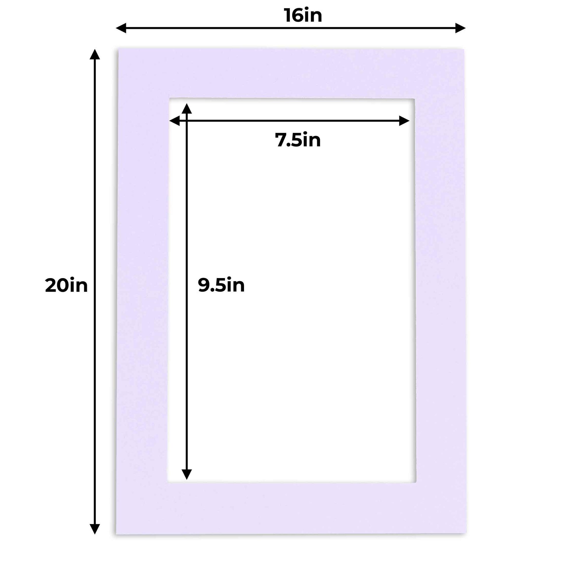 PosterPalooza 16x20 Mat for 8x10 Photo - Purple Matboard for Frames  Measuring 16 x 20 Inches - To Display Art Measuring 8 x 10 Inches -  ShopStyle