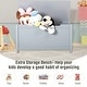 preview thumbnail 5 of 18, Toy Box Toy Storage Chest Bench with Safety Hinged Lid for Ages 3+
