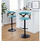 preview thumbnail 15 of 141, Carson Carrington Viby Adjustable Bar Stool with Rounded T Footrest (Set of 2)