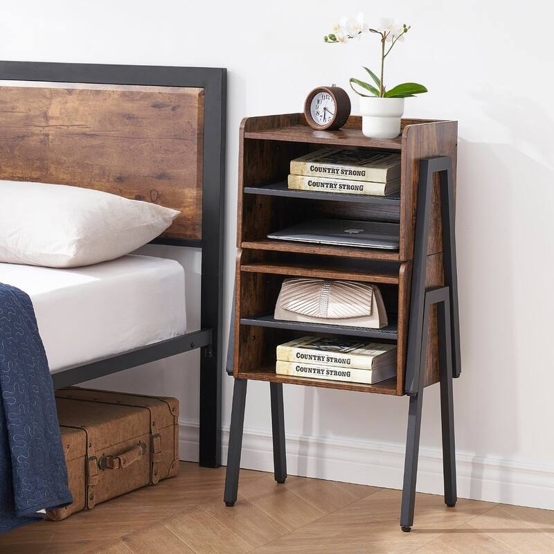 Taomika 3-Pieces Bedroom Sets with Black Bed Frame