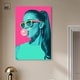 preview thumbnail 16 of 15, Retro Chic I Modern Pop Art Canvas Print by Art Remedy