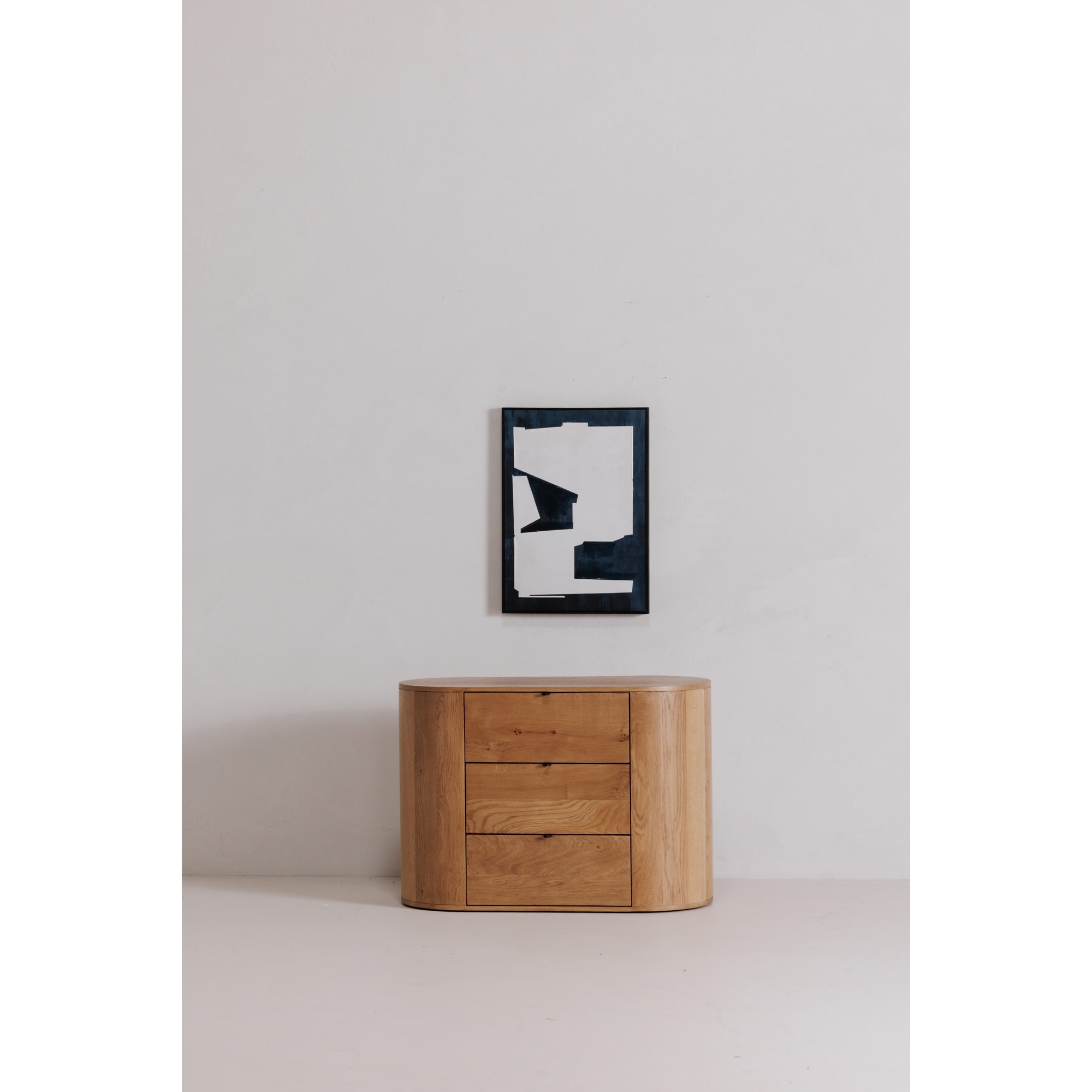 Aurelle Home Tezzi Modern 2-drawer Solid Oak Chest