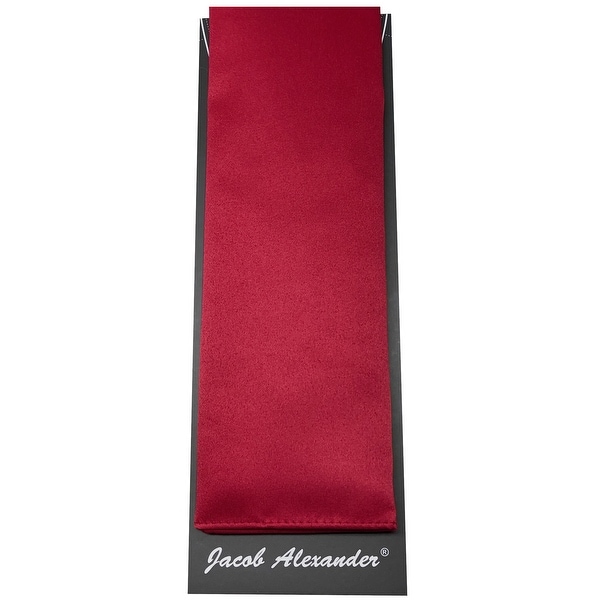 Jacob Alexander Men/'s Pocket Square Solid Color Handkerchief