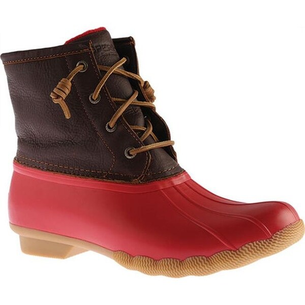 sperry red boots