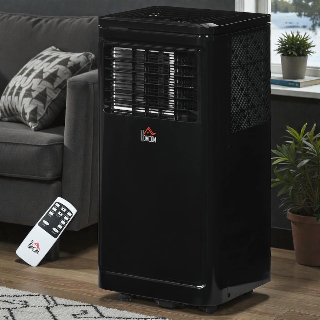 8000 BTU Portable Air Conditioner Evaporative Cooler, 4-in-1 AC Fan with Dry Mode, Remote Control