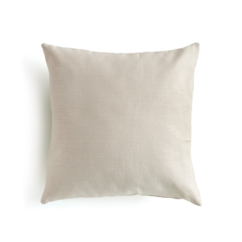 Indoor/Outdoor Accent Pillows - Light Gray Woven - 20" Square