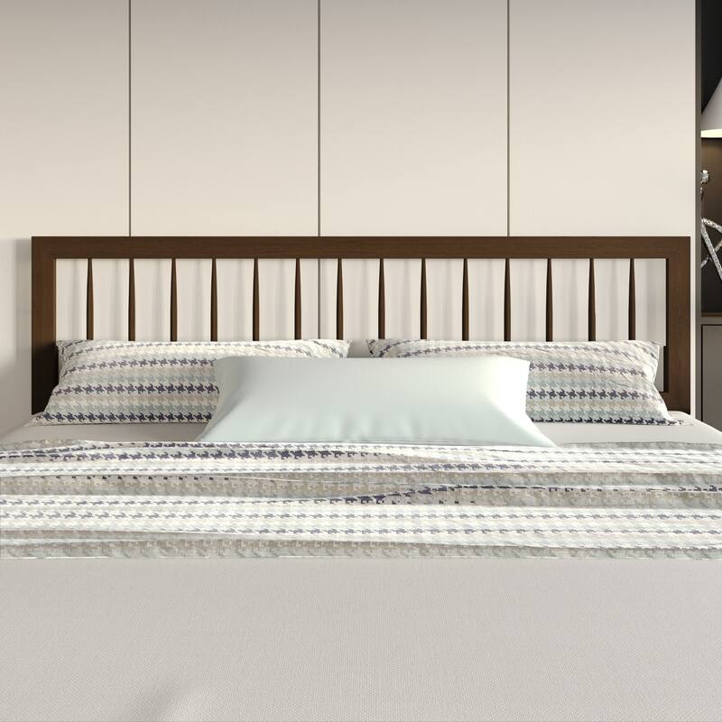 CraftPorch Rustic Wooden Headboard