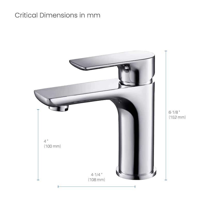 Tender Single Handle Bathroom Sink Faucet