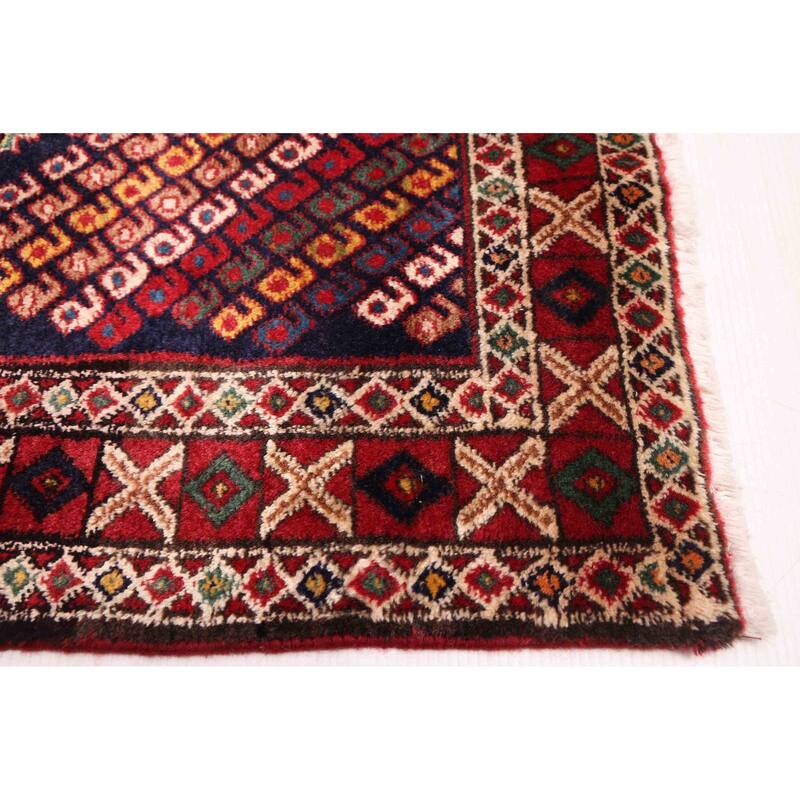 ECARPETGALLERY Hand-knotted Kayseri Dark Navy Wool Rug - 4'8 x 6'6