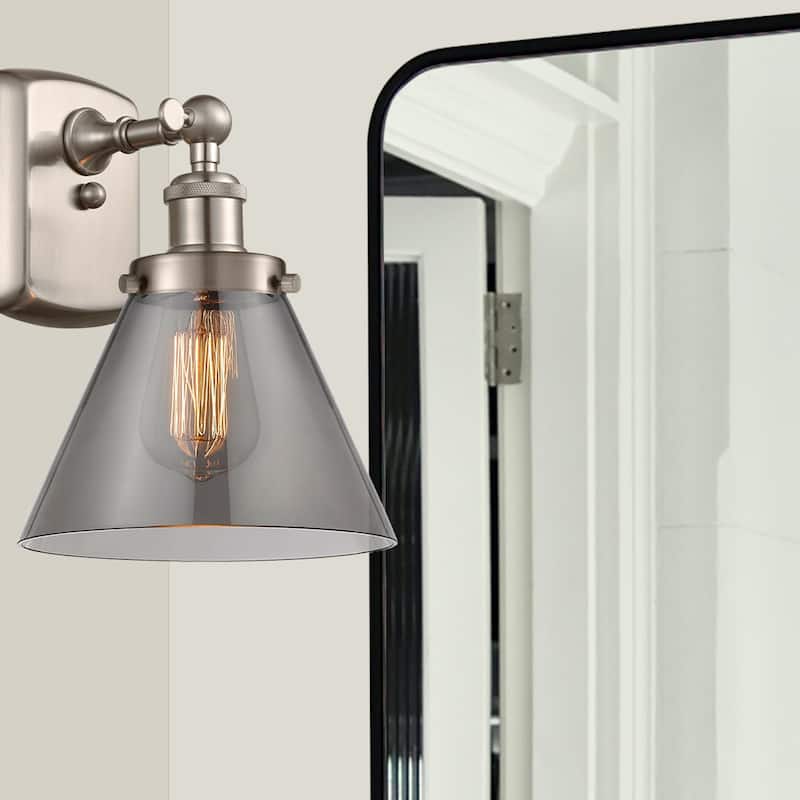Innovations Lighting Large Cone 8" Wide Bathroom Sconce
