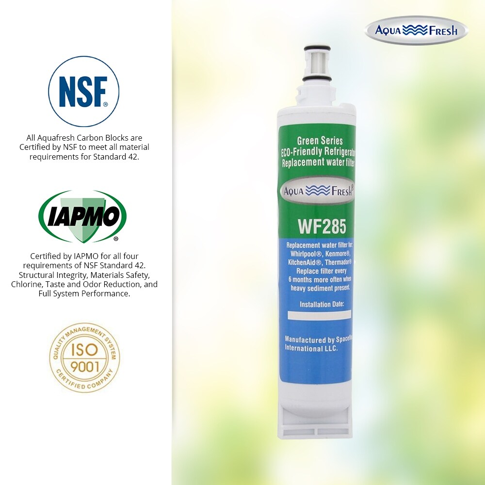 2 Pack Aqua Fresh WF285 Refrigerator Water Filter For Whirlpool 4396508 