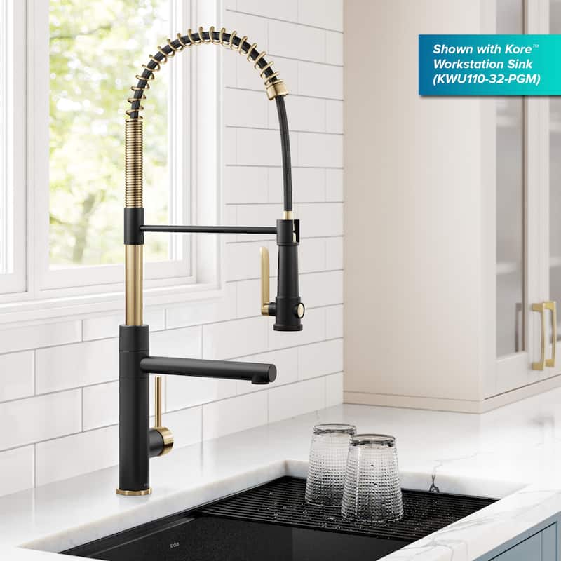 Kraus Artec 2-Function Commercial Pulldown Pot Filler Kitchen Faucet