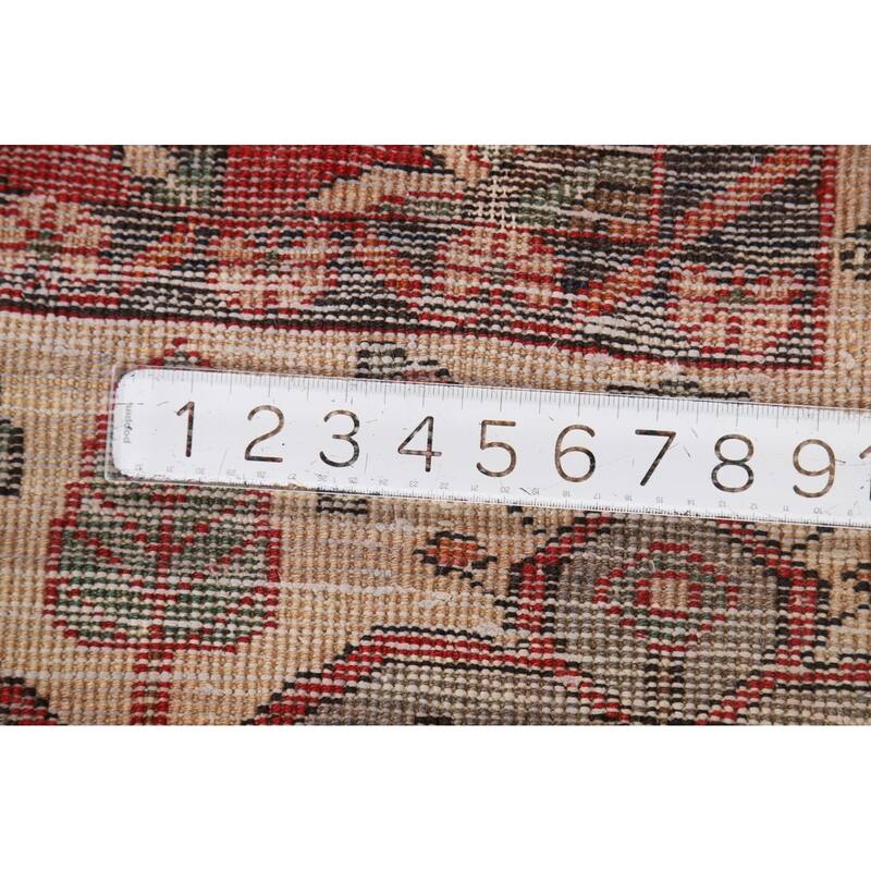 Red Bakhtiari Persian Area Rug Hand-Knotted Wool Carpet - 4'11" x 7'1"
