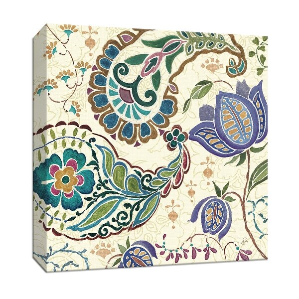 Ptm Images 9 152939 Ptm Canvas Collection 12 X 12 Peacock Fantasy V Giclee Abstract Art Print On Canvas