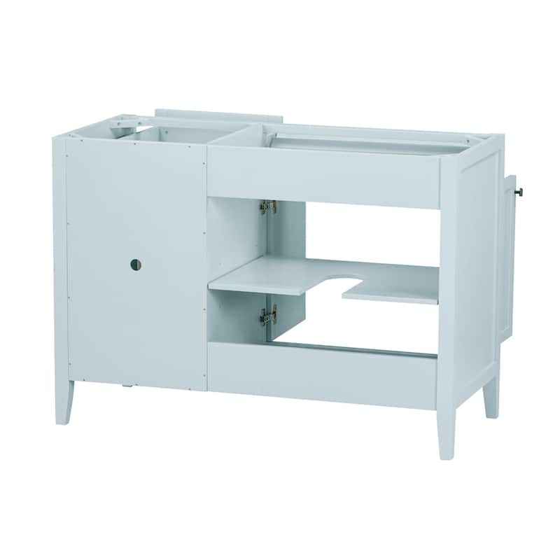 Avanity LAYLA-VS49-WT Layla 48" Free Standing Single Basin Vanity Set - Ice Blue