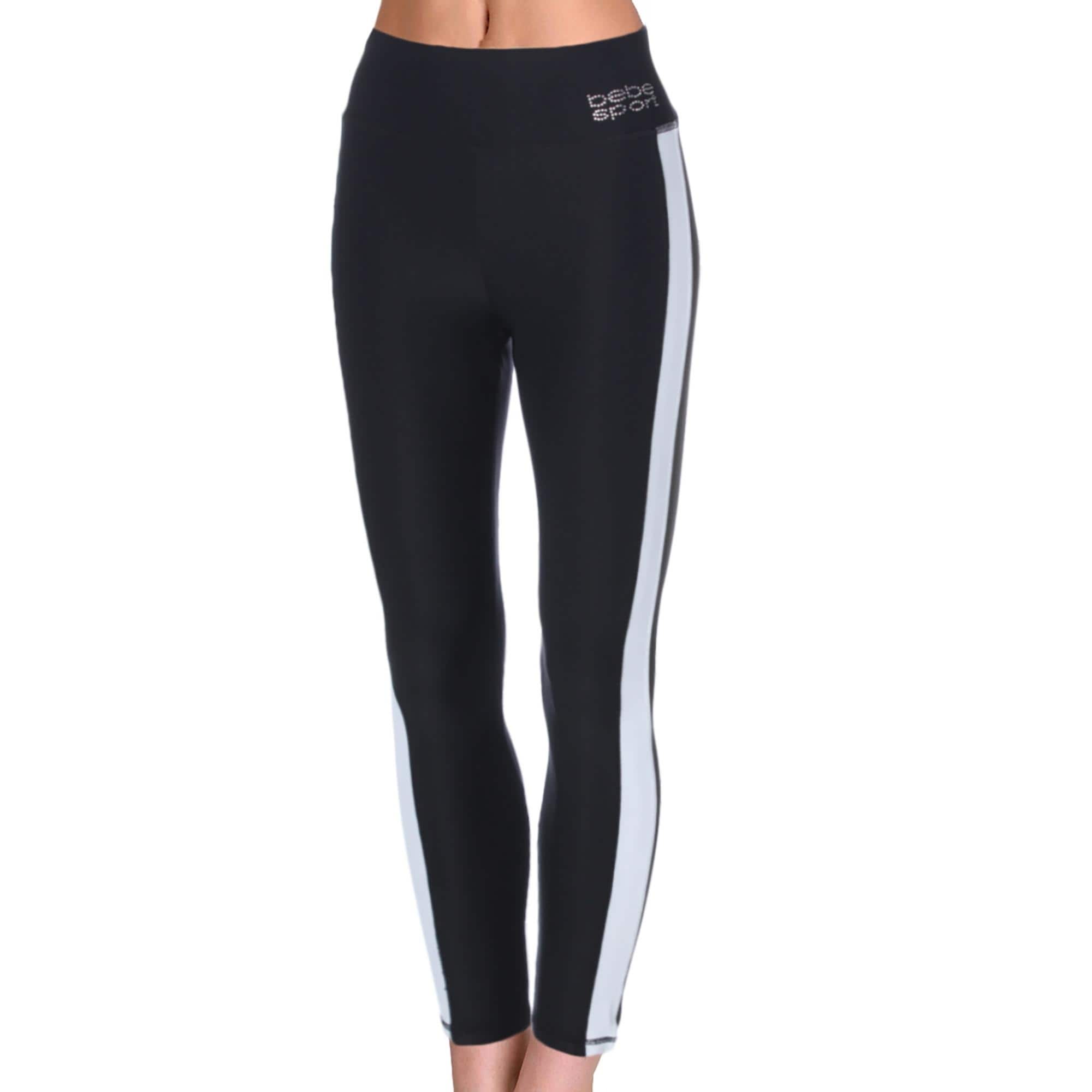 Bebe Womens Athletic Leggings Yoga Fitness Hunter Green Bebe Womens Athletic Leggings Yoga Fitness Hunter Green