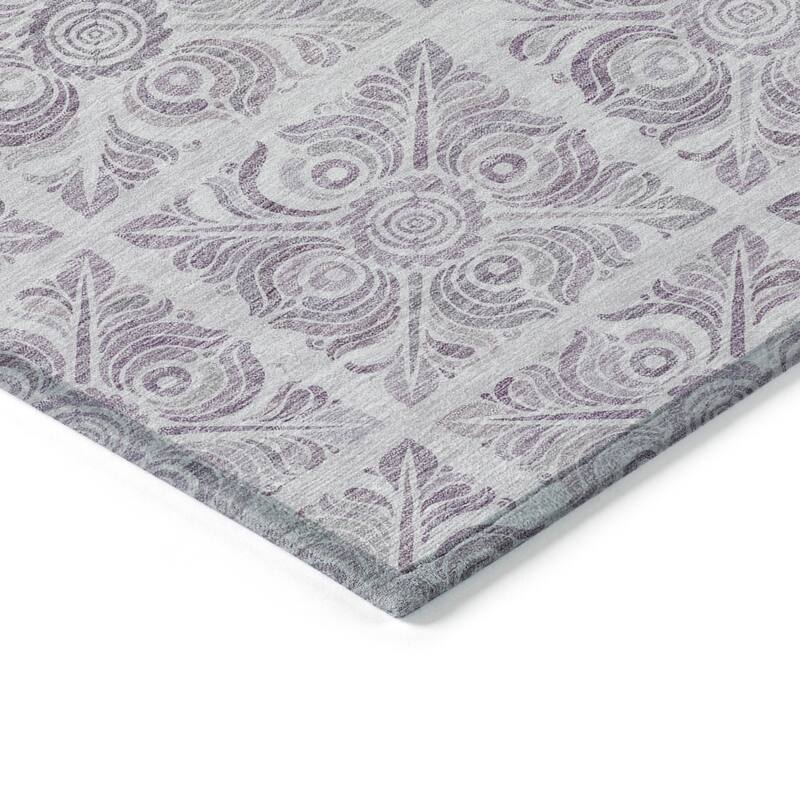 Machine Washable Indoor/ Outdoor Chantille Mosaic Rug